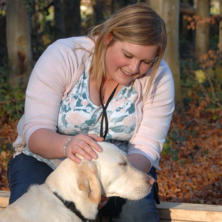 lucy-with-guide-dog-olivia