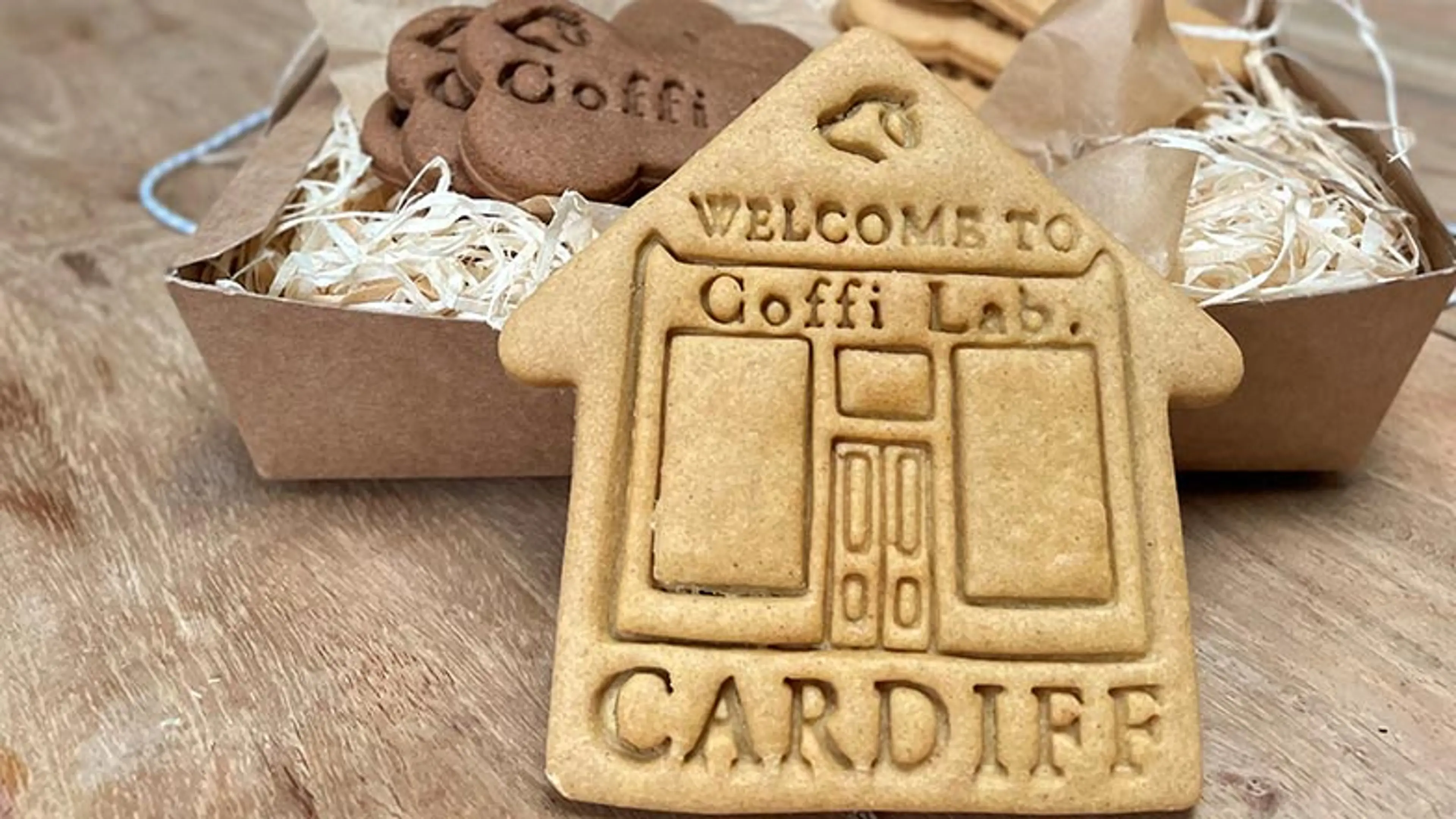 Dog biscuits from Coffi Lab coffee shop