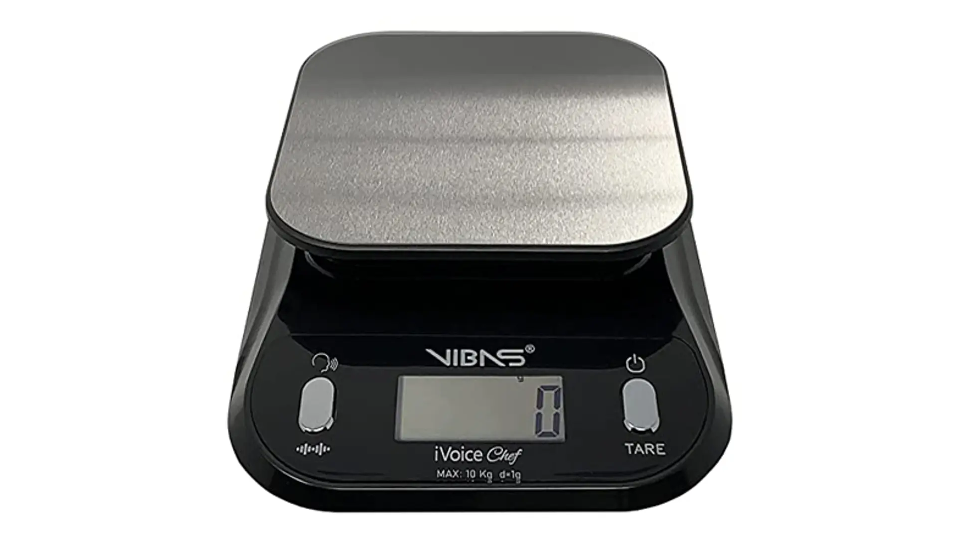 a photograph of a vibas talking kitchen scale