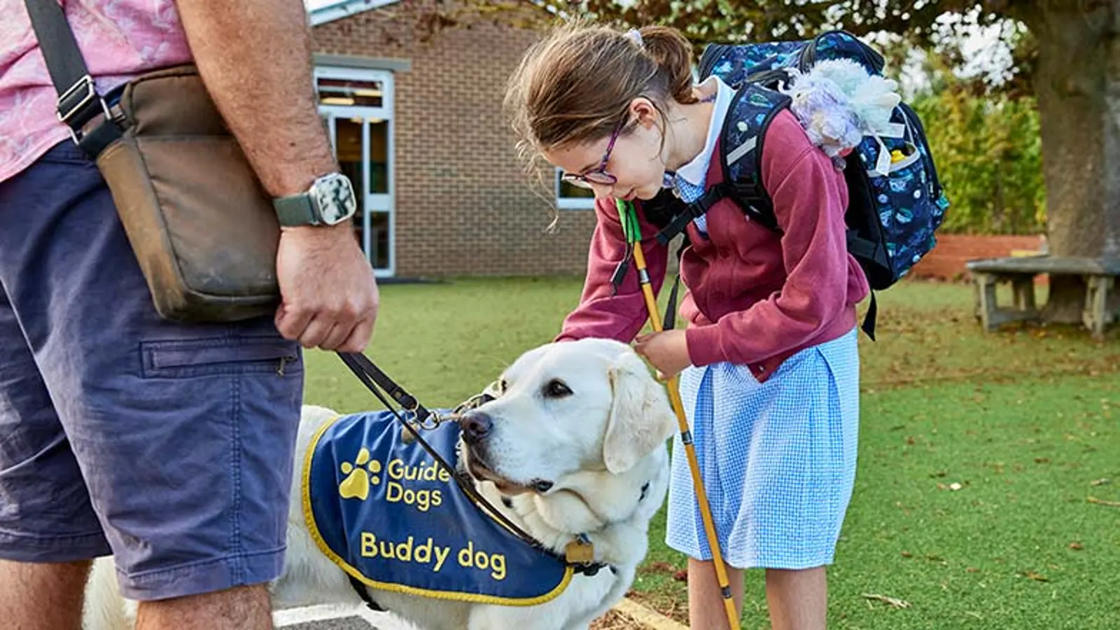 Erin and buddy dog Quince