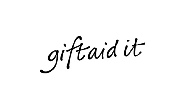 Gift Aid logo: Gift Aid it.