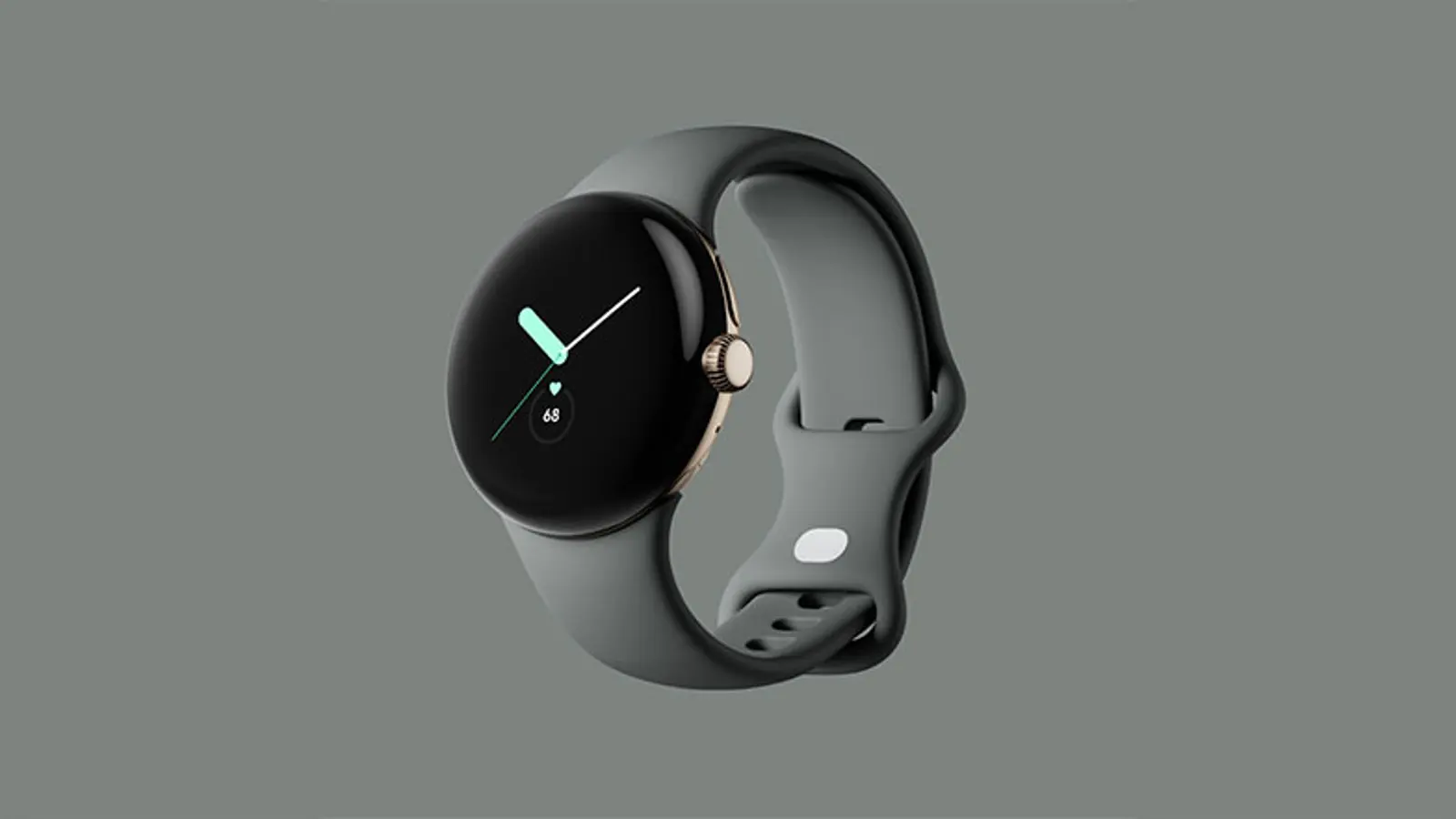 A product image of a Google pixel watch