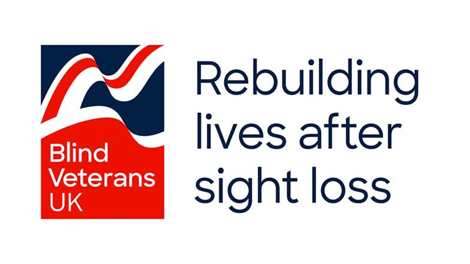 Blind Veterans UK Logo: Rebuilding lives after sight loss