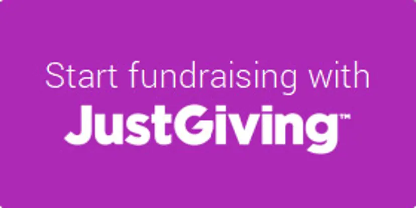 JustGiving logo with text that reads