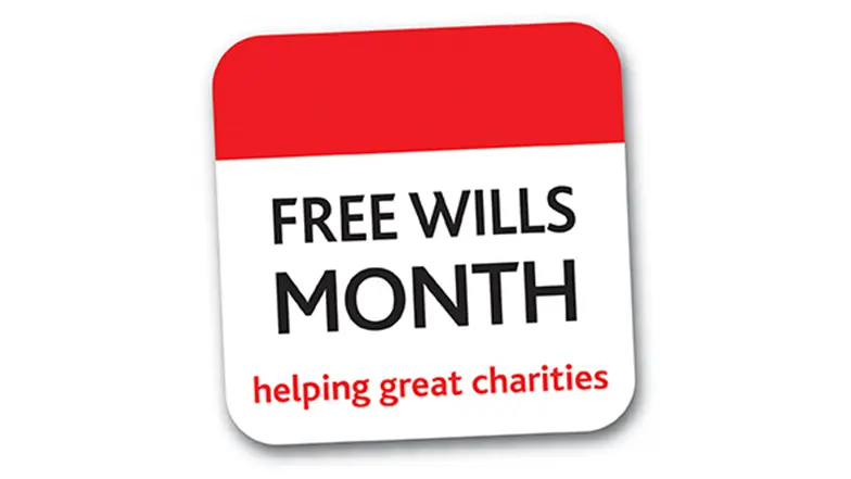 Free Wills month logo.